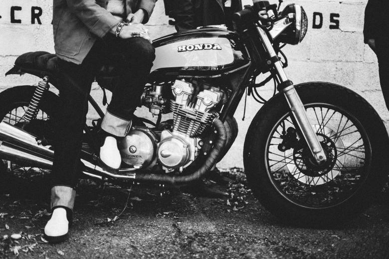 Free stock image of Man sitting on motorcycle created by StockSnap