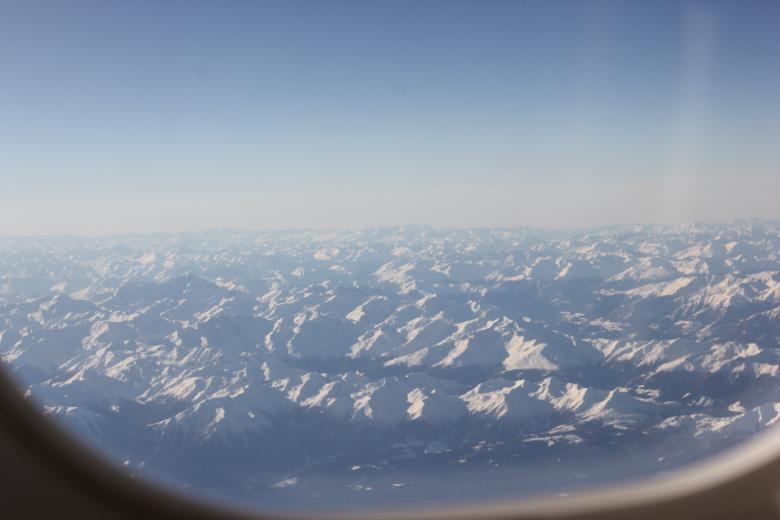 Free stock image of Mountains from the Window created by Unsplash
