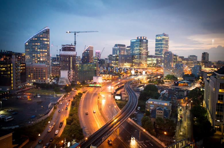 Free stock image of City at Night created by Pixabay