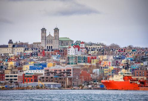 Free Stock Photo of City View from Sea