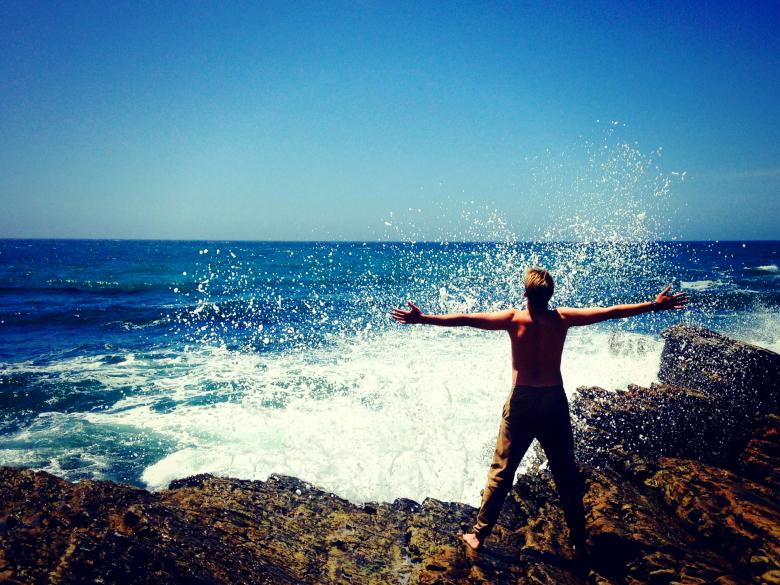 Free stock image of Man At The Shore created by Pixabay