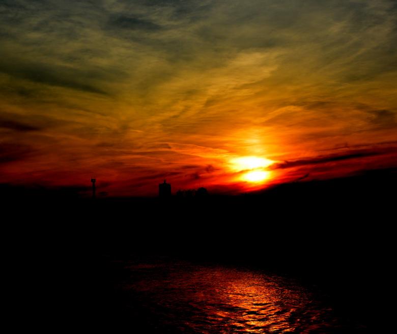 Free stock image of Sunset created by Pixabay