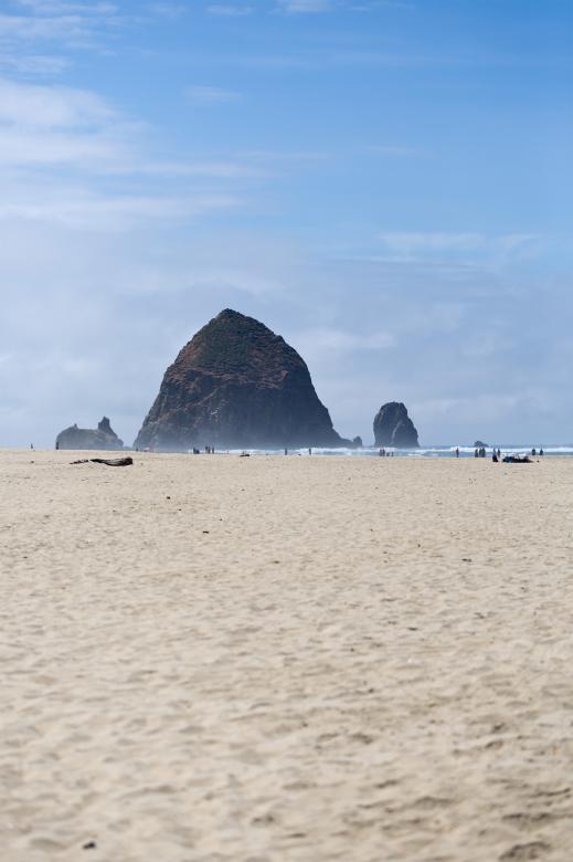 Free stock image of Haystack Rock, Cannon Beach, Oregon created by Geoffrey Whiteway
