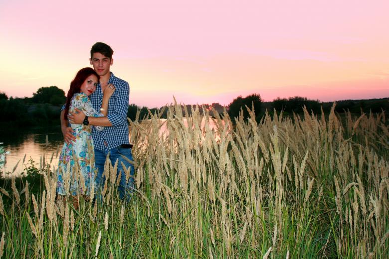 Free stock image of Couple Portrait created by Pixabay