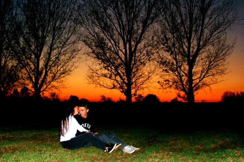 Free stock image of Love in the Dark created by Pixabay