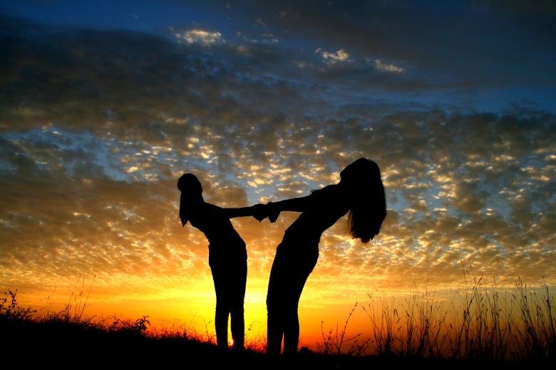Free stock image of Girls in Dark created by Pixabay