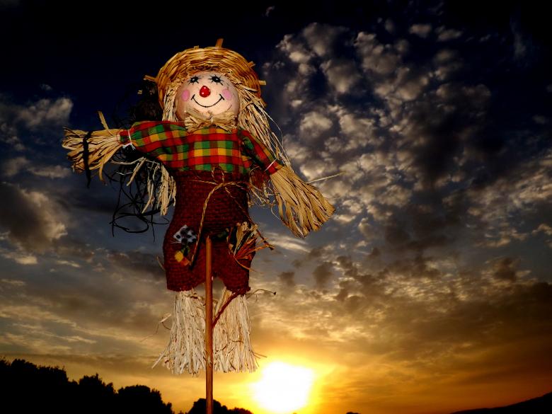 Free stock image of Scarecow created by Pixabay