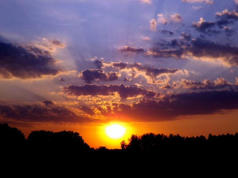 Free stock image of Sunset created by Pixabay