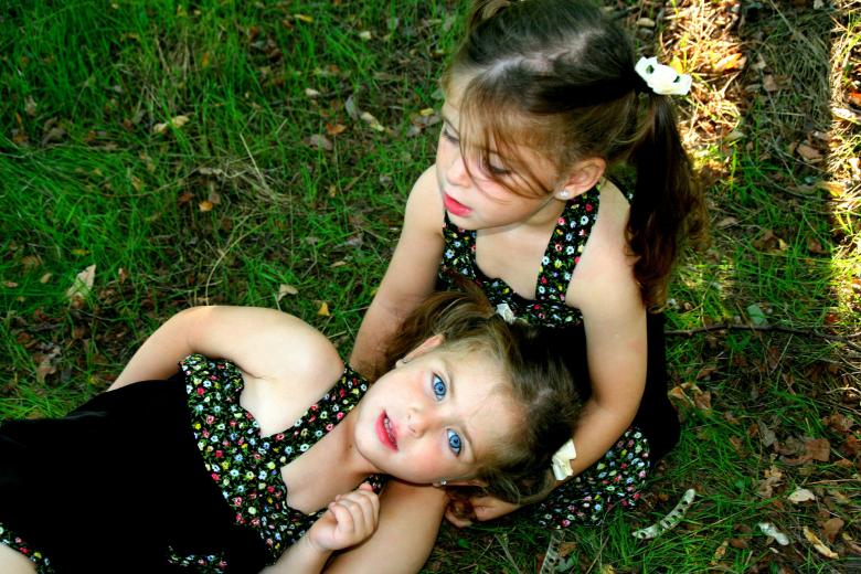 Free stock image of Sisters created by Pixabay