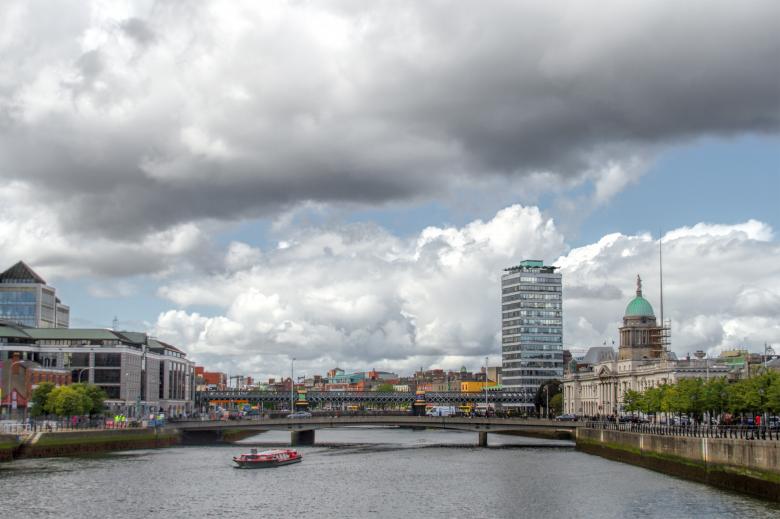 Free stock image of River Liffey in Dublin created by Geoffrey Whiteway