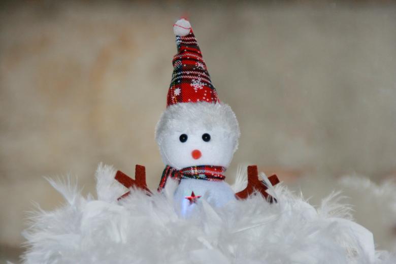 Free stock image of Snowman created by Pixabay