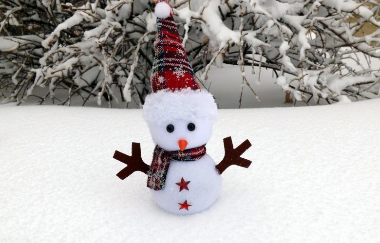 Free stock image of Snowman created by Pixabay