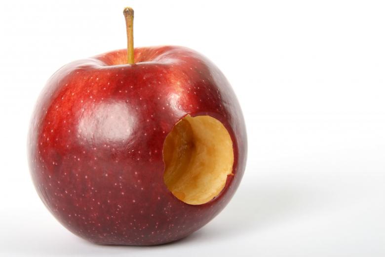 Free stock image of Apple created by Pixabay