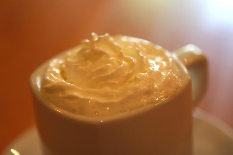 Free stock image of Coffee with whipped cream. created by Pixabay