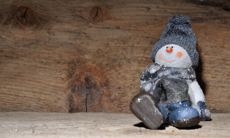 Free stock image of Snow Man created by Pixabay