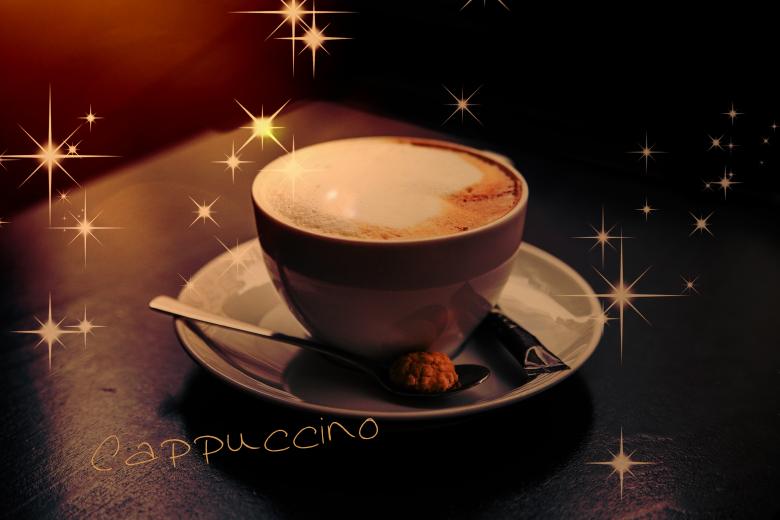 Free stock image of Cappuccino created by Pixabay