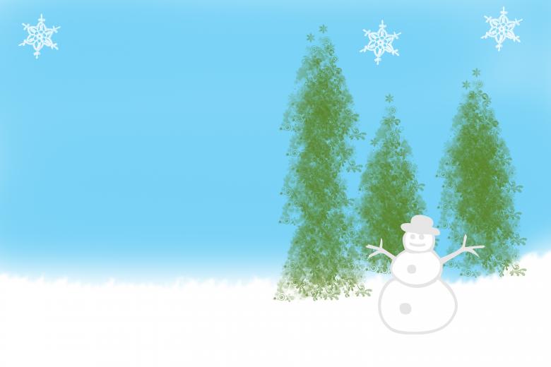Free stock image of Snowman Art created by Pixabay