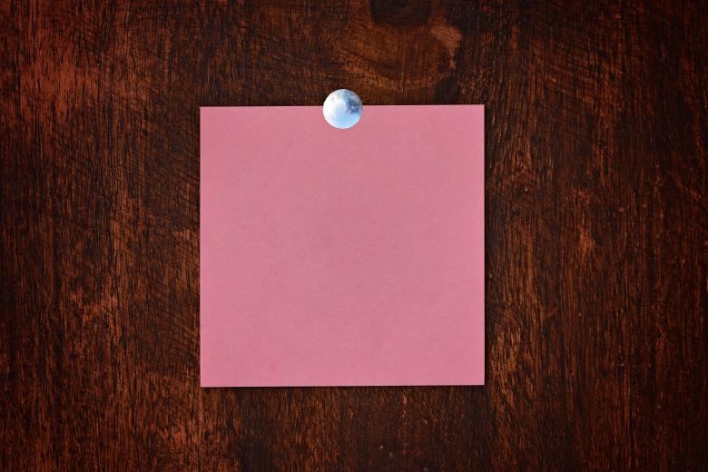 Free stock image of Note created by Pixabay