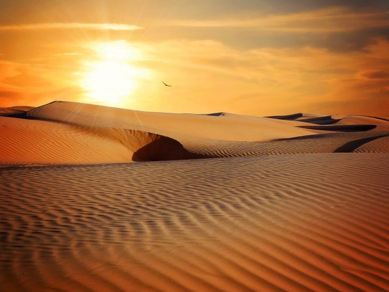 Free stock image of Desert created by Pixabay