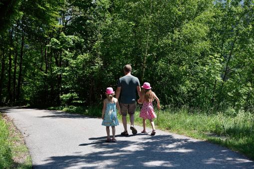 Free Stock Photo of Family Walk