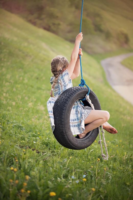 Free stock image of On the Swing created by Pixabay