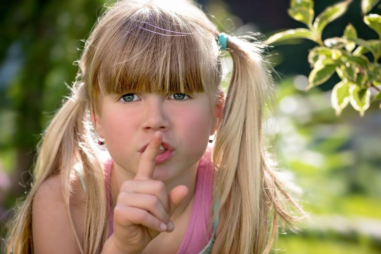 Free stock image of Shhh created by Pixabay