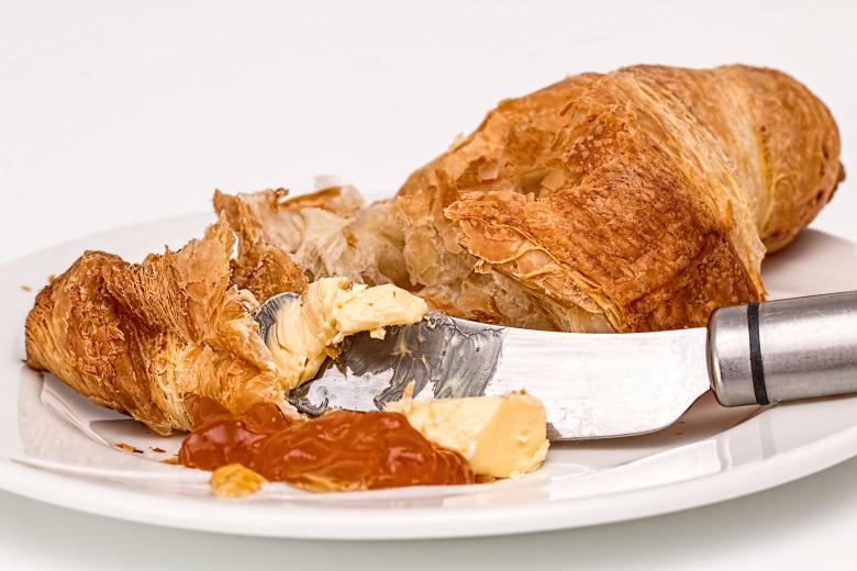 Free stock image of Croissant created by Pixabay
