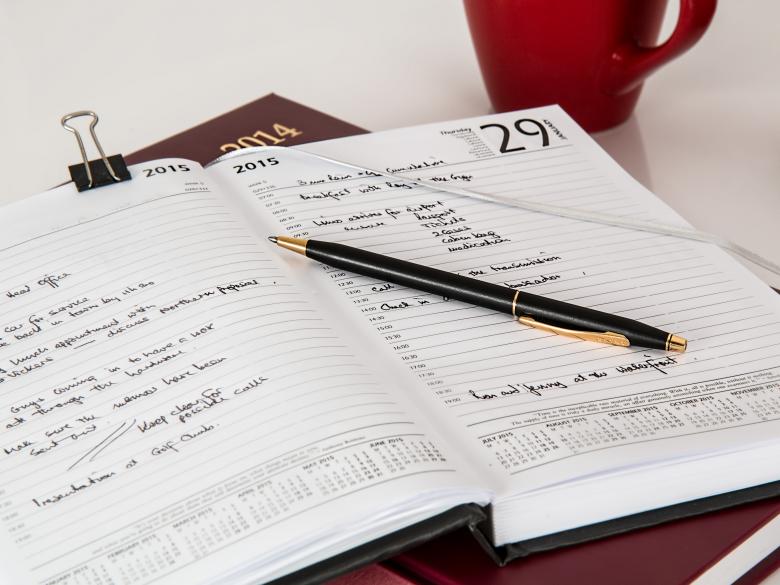 Free stock image of Diary created by Pixabay