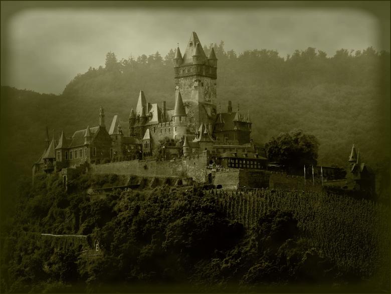 Free stock image of Old Castle - Vintage Effect created by Pixabay