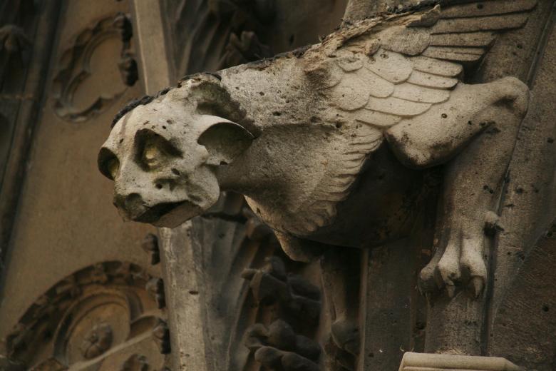 Free stock image of Gargoyle created by Pixabay