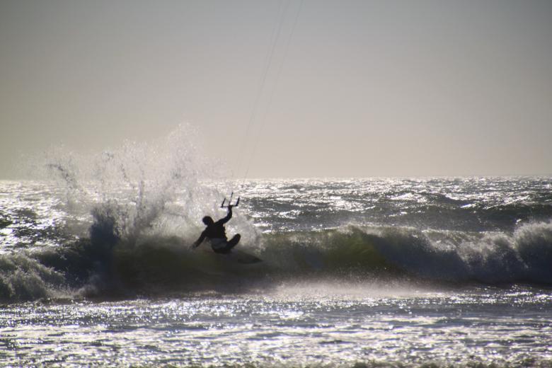 Free stock image of Kite Surfing created by Pixabay