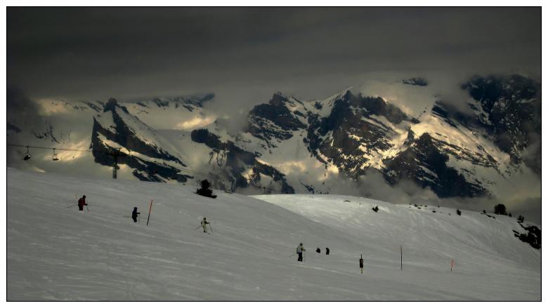 Free stock image of Alpine Skiers created by Pixabay