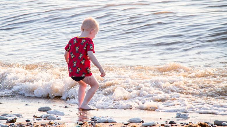 Free stock image of Little Kid on the Beach created by Mark Timberlake