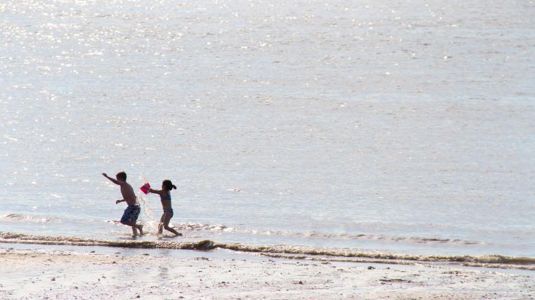 Free stock image of Kids on the Beach created by Mark Timberlake