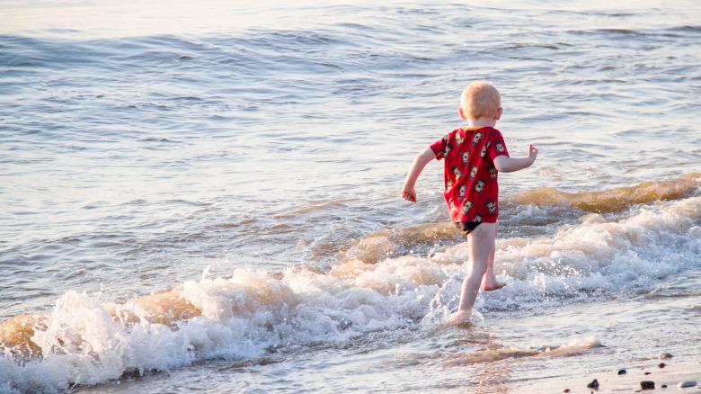 Free stock image of Little Kid on the Beach created by Mark Timberlake