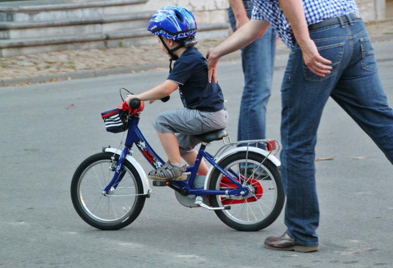 Free stock image of Kid Riding Bicycle created by Pixabay