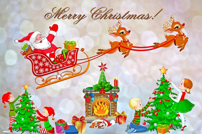 Free stock image of Christmas created by Pixabay