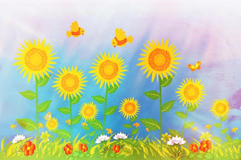 Free stock image of Flower Painting created by Pixabay