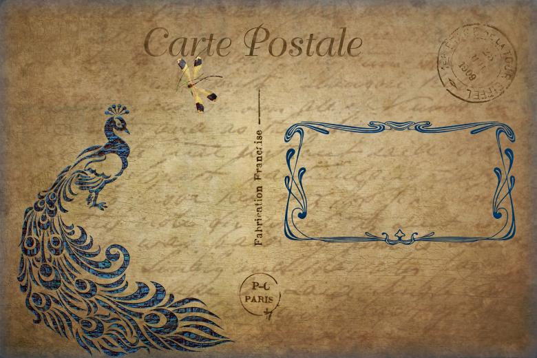 Free stock image of Vintage Post Card created by Pixabay