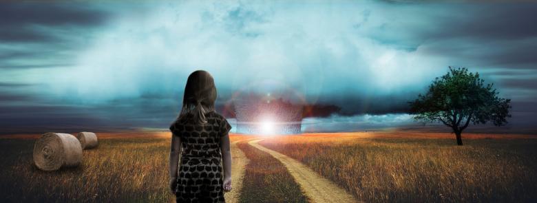 Free stock image of Girl observing Nature created by Pixabay