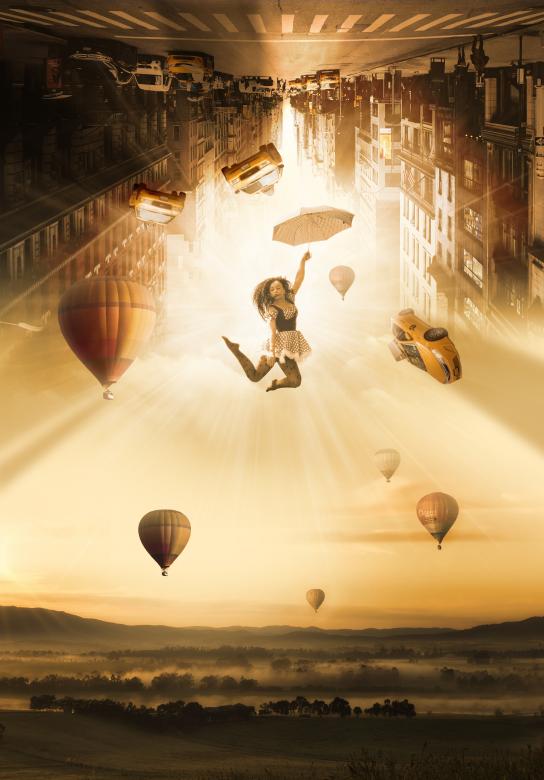 Free stock image of New York Upside Down created by Pixabay