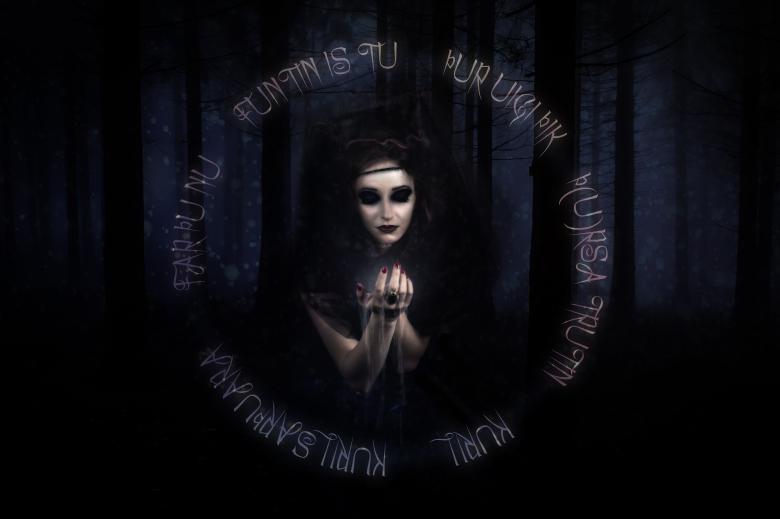 Free stock image of Witch in the Forest created by Pixabay