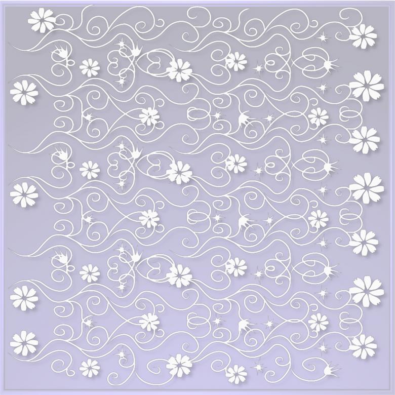 Free stock image of Blue Floral Design created by Pixabay