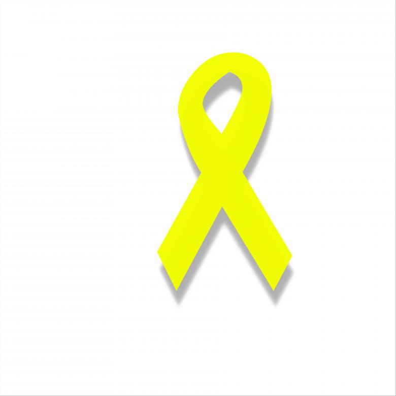 Free stock image of Yellow Ribbon created by Pixabay