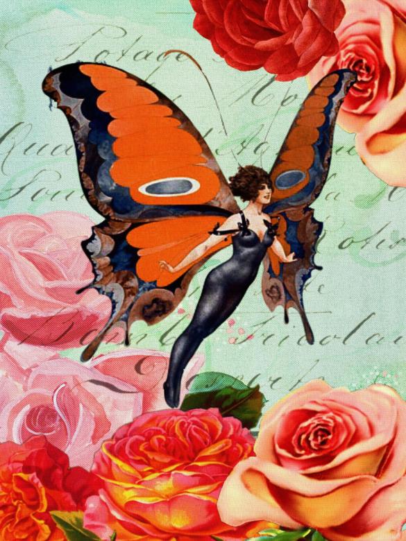 Free stock image of Butterfly Girl created by Pixabay