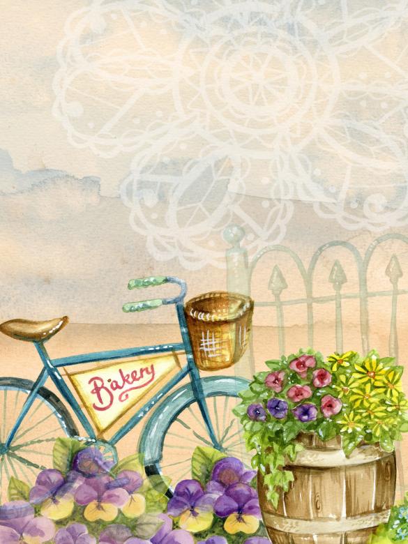 Free stock image of Bike in Flower Shop created by Pixabay