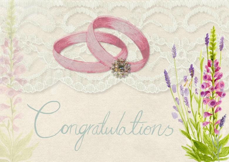 Free stock image of Wedding Card created by Pixabay