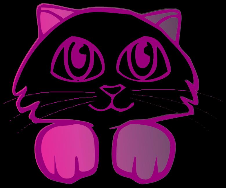 Free stock image of Pink Cat created by Pixabay