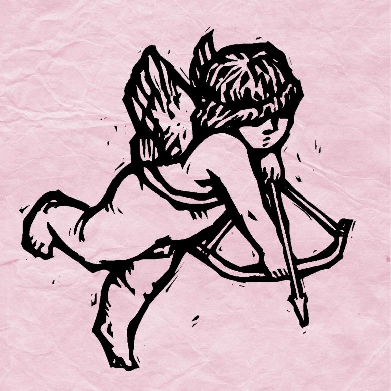 Free stock image of Pink Cupid created by Pixabay