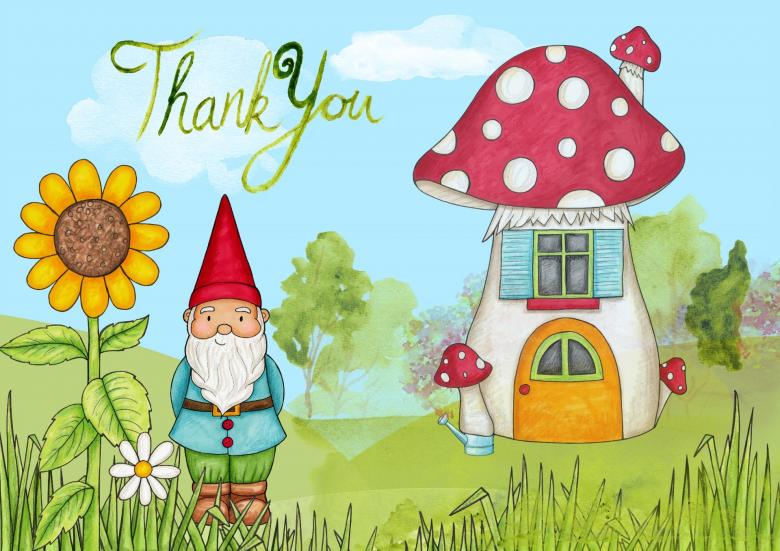 Free stock image of Thank you created by Pixabay